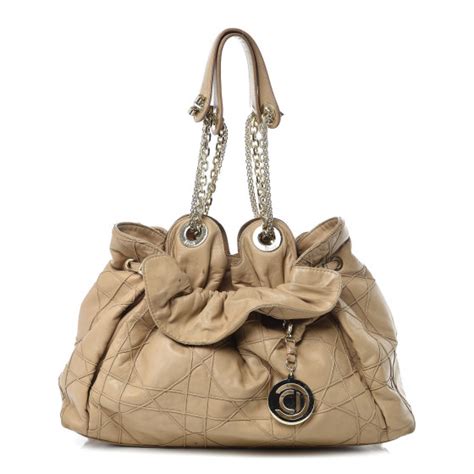 dior le trente|CHRISTIAN DIOR Lambskin Cannage Medium Le Trente Tote.